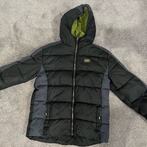 Boys Hawke and Co Winter jacket, gray and black size 10/12 (item #8)
